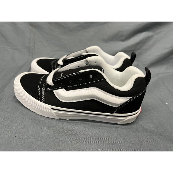 Vans Kids Knu Skool Sneakers Stripe Black White Size 11 NEW NO BOX! - Picture 5 of 11